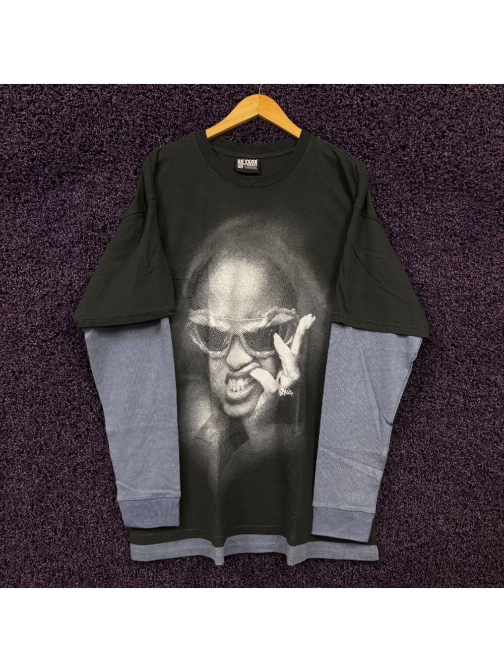 Rihanna R20 2005 Layered Long Sleeve T-Shirt Size 2XL